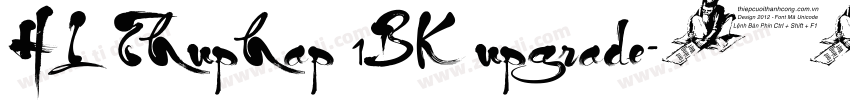 HL Thuphap 1BK upgrade字体转换